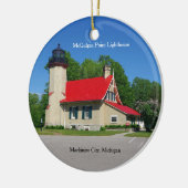 McGulpin Point Lighthouse 2019 Keramik Ornament (Links)