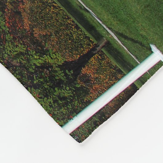 McGulpin Point Lighthouse Fleece Blanket (Ecke)