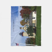 McGulpin Point Lighthouse Fleece Blanket (Vorderseite)