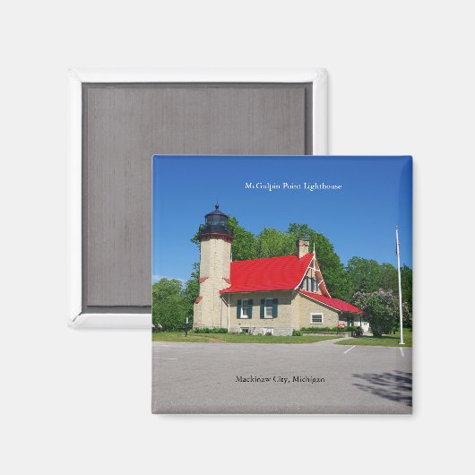 McGulpin Point Lighthouse-Magnet 2019 Magnet (Vorderseite/Rückseite)