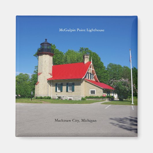 McGulpin Point Lighthouse-Magnet 2019 Magnet (Vorne)
