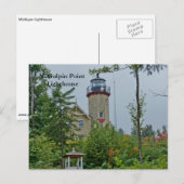 McGulpin Point Lighthouse Postkarte (Vorne/Hinten)