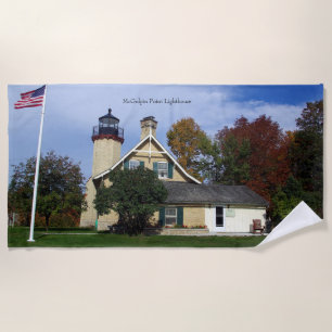 McGulpin Point Lighthouse Strandtuch