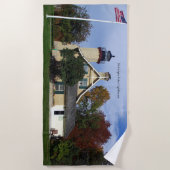 McGulpin Point Lighthouse Strandtuch (Vorderseite)