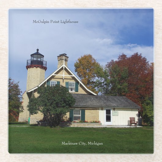 McGulpin Point Lighthouse Untersetzer (Vorderseite)