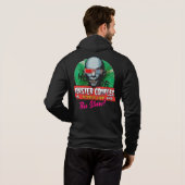 MCHC: DIE ZEIGE! Doppelseitiger Zip Hoodie (Schwarz voll)