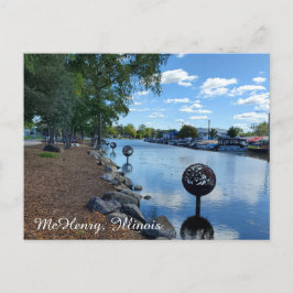 McHenry, Illinois | Fox River Walkway Postkarte