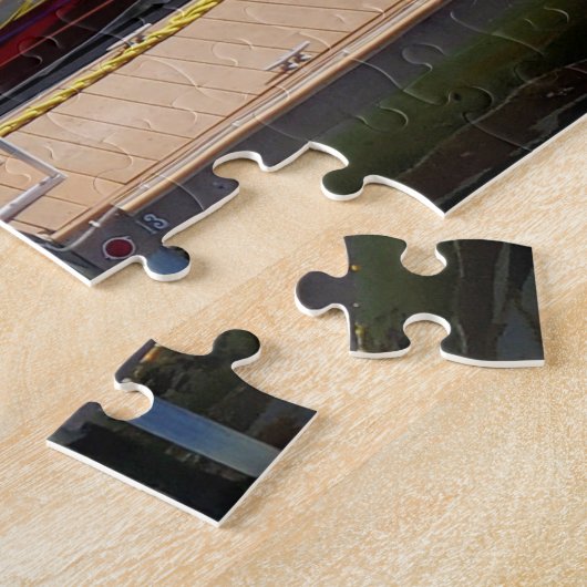 McHenry, Illinois River Walkway am Fox River Puzzle (Seite)