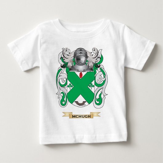 McHugh Wappen (Familienwappen) Baby T-shirt (Vorderseite)