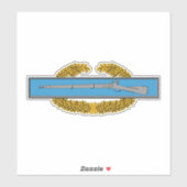 MCIB - Master Combat Infantryman-Abzeichen Aufkleber (Blatt)