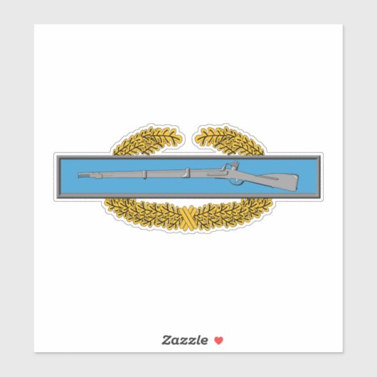 MCIB - Master Combat Infantryman-Abzeichen Aufkleber (Blatt)