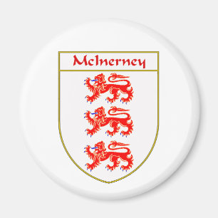 McInerney Wappen/Familienwappen Magnet