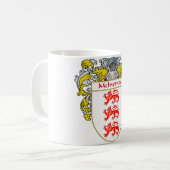 McInerney Wappen (überzogen) Kaffeetasse (Vorderseite Links)