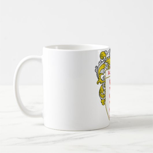 McInerney Wappen (überzogen) Kaffeetasse (Links)