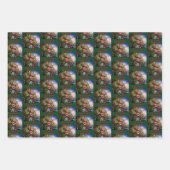 McIntosh Äpfel auf Baumart Personalisiert Geschenkpapier Set (Vorderseite)