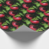 McIntosh Äpfel im Baummuster Geschenkpapier (Ecke)