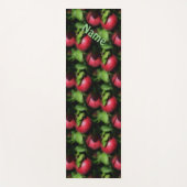 McIntosh Äpfel im Baummuster Yogamatte (Vorderseite)