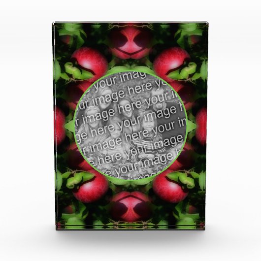 McIntosh Apples Nature Fügen Sie Ihre eigenen hinz Fotoblock (Vorderseite)