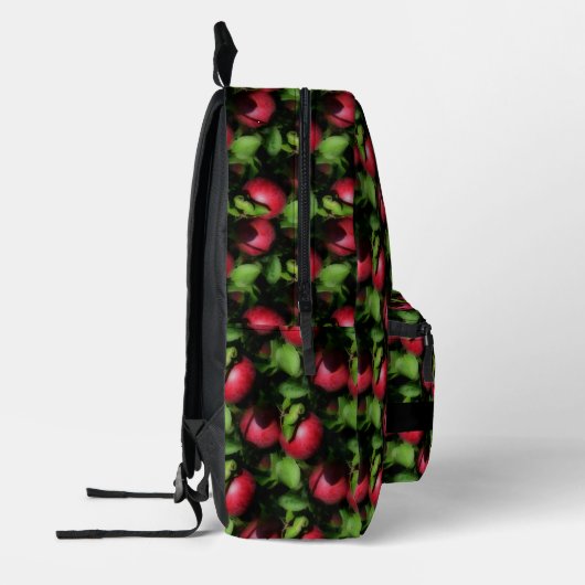 McIntosh Apples Nature Pattern Personalisiert Bedruckter Rucksack (Links)