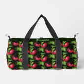 McIntosh Apples Nature Pattern Personalisiert Duffle Bag (Vorderseite)
