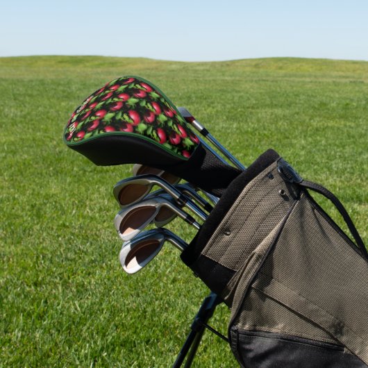McIntosh Apples Nature Pattern Personalisiert Golf Headcover (In SItu)