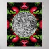 McIntosh Apples Naturrahmen kreieren Ihr eigenes F Poster (Vorne)