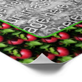McIntosh Apples Naturrahmen kreieren Ihr eigenes F Poster (Ecke)