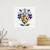McIntosh Family Crest Coat of Arms Poster (Küche)