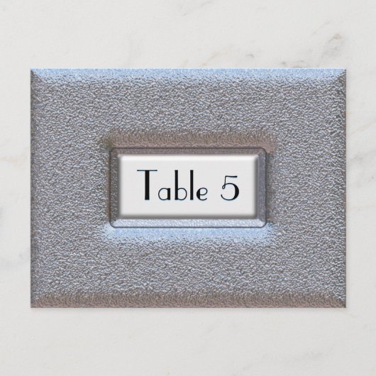 McIntosh Nummer-Karte Postkarte (Vorderseite)