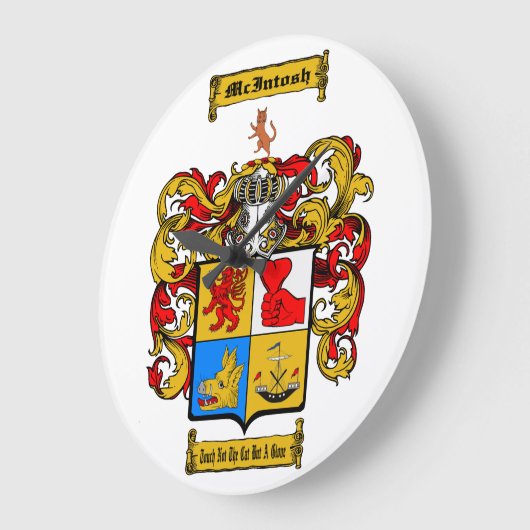 McIntosh (Scottish) Große Wanduhr (Winkel)