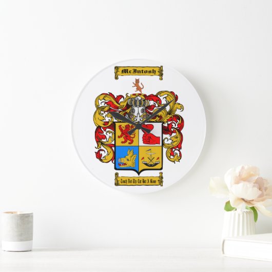 McIntosh (Scottish) Große Wanduhr (Zuhause)