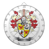 McIntyre Familienwappen-Wappen Dartscheibe (vorne)