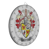 McIntyre Familienwappen-Wappen Dartscheibe (Vorderseite Links)