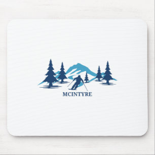 Mcintyre New Hampshire Skigebiet Skifahren Skifahr Mousepad