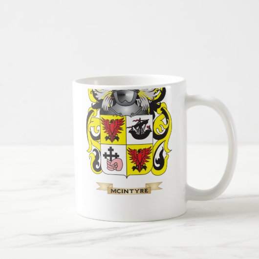 McIntyre Wappen (Familienwappen) Kaffeetasse (Rechts)