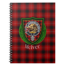 McIver schottischer Clan Tartan & Wappen