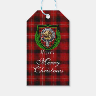 McIver Scottish Clan Tartan & Crest Geschenkanhänger