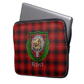 McIver Scottish Clan Tartan & Crest Laptopschutzhülle (Vorderseite Links)