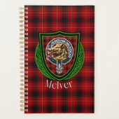 McIver Scottish Clan Tartan & Crest Planer (Vorderseite)