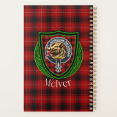 McIver Scottish Clan Tartan & Crest Planer (Rückseite)