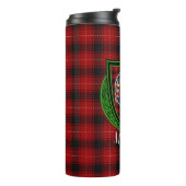 McIver Scottish Clan Tartan & Crest Thermosbecher (Nach links gedreht)