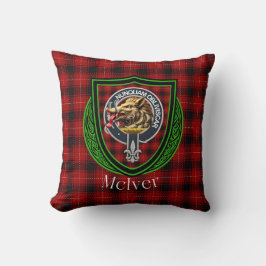 McIver Scottish Clan Tartan & Wappen Kissen