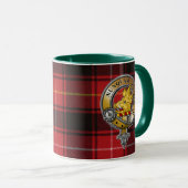 McIver Tartan & Abzeichen Tasse (VorderseiteRechts)