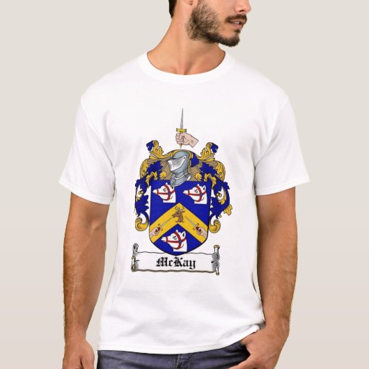 Mckay-Familienwappen, Wappen T-Shirt (Vorderseite)