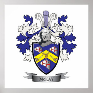 McKay Family Crest Coat of Arms Poster