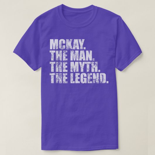 MckayMckay Familienname Mckay Nachname Mckay Mckay T-Shirt (Design vorne)