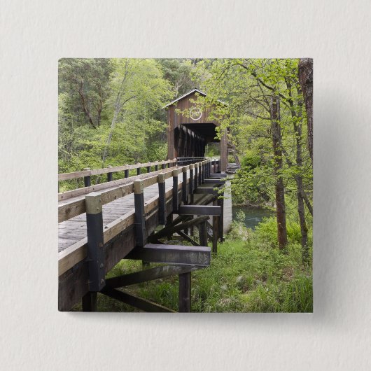 McKee Coverbridge, Jacksonville, Oregon Button (Vorderseite)