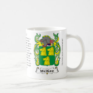 McKee, der Ursprung, Bedeutung und das Wappen Kaffeetasse