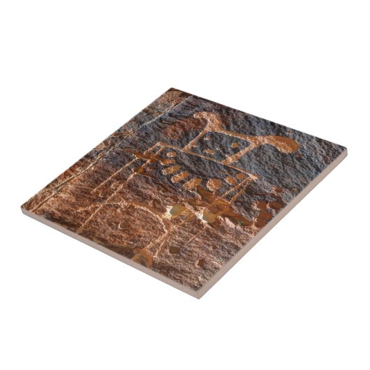 Mckee entspringt die Petroglyphe - frühlingshaft - Fliese (Seite)