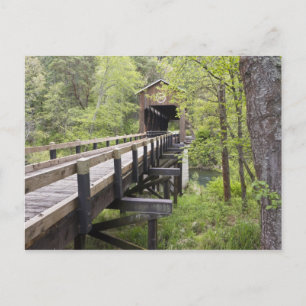 McKee gedeckte Brücke, Jacksonville, Oregon Postkarte